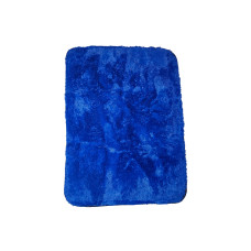 ALFOMBRA 1X140 PELUDA AZULC/ ANTIDESLIZANTE 