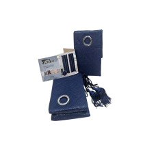 CORTINA TERKO LARGO BLACKOUT 280CMX220 - AZUL MARINO