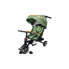 TRICICLO DE PASEO ACOLCHONADO CAPOTA VERDE