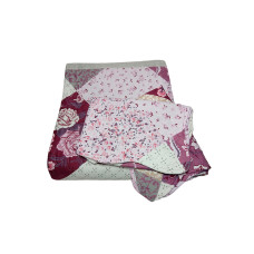 CUBRECAMA ESTAMPADO DE 3PZ 2,30CMX2,50CM 