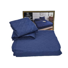 CUBRECOLCHON IMPERMEABLE HIPOALERGÉNICO - FULL - AZUL MARINO