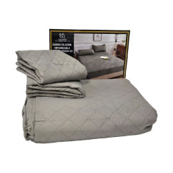 CUBRECOLCHON IMPERMEABLE HIPOALERGÉNICO - TWIN - BEIGE
