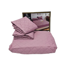 CUBRECOLCHON IMPERMEABLE HIPOALERGÉNICO - FULL - ROSA