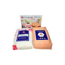 SET DE SABANAS CASA MUNDO 2 EN 1 - (162X203)