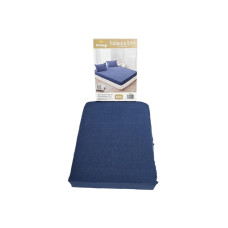 SABANAS AJUSTABLES KING (200CMX200CM) - 3 PIEZAS - AZUL MARINO