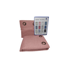CORTINA CASA CHILE BLACKOUT - ROSA 