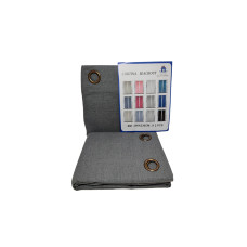 CORTINA CASA CHILE BLACKOUT - GRIS OSCURO