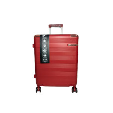 MALETA DE FIBRA 16K- REFORZADA MERCOSUR ROJO